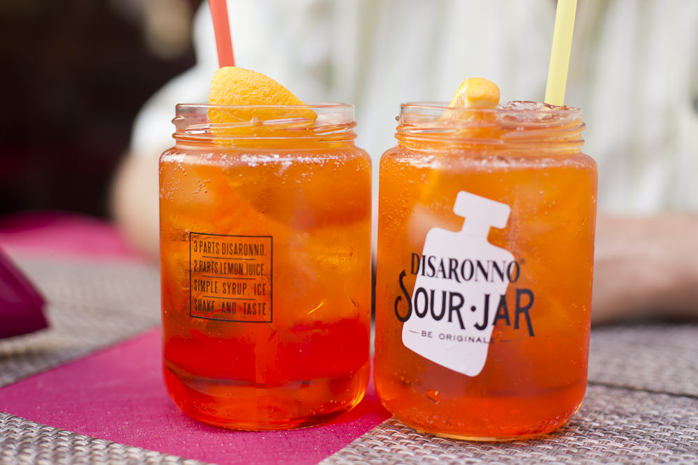Aperol Spritz, a fun local Italian cocktail.