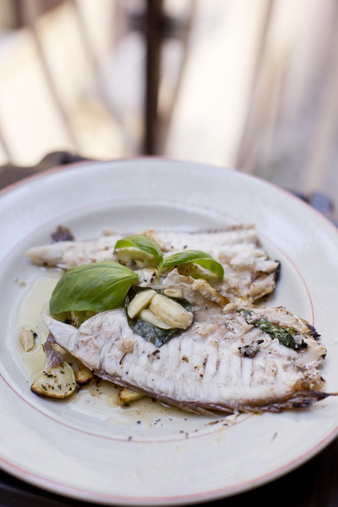 Fished cooked for dinner in Gaeta,